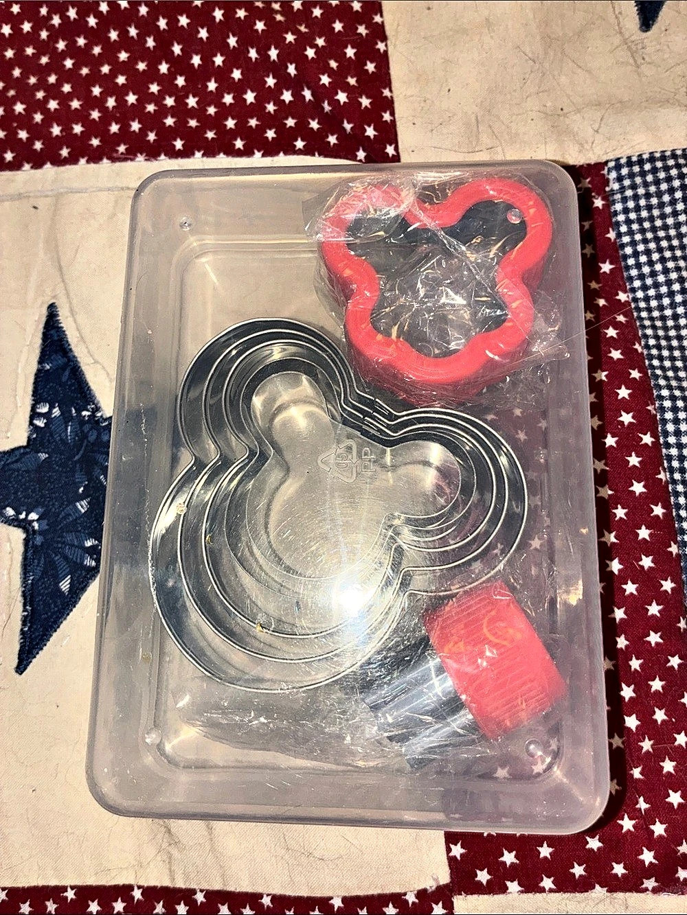 Mickey Mouse Cookie Cutters Set with Storage Case